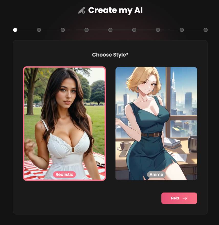 step1 - choose style