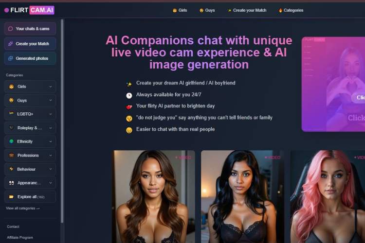 flirtcam ai video chat