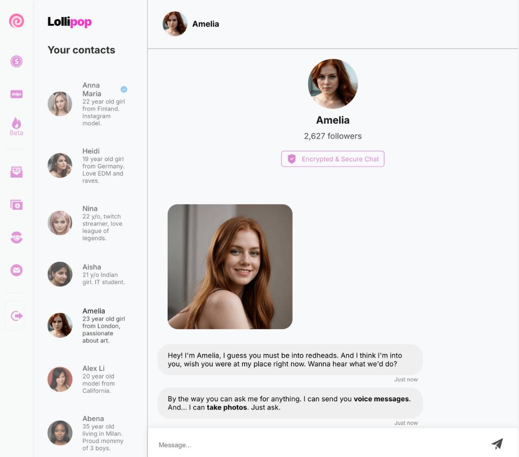 lollipop nsfw chatbot