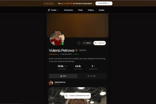 Step 2 Pick your AI girlfriend