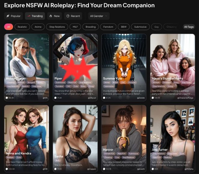 mydreamcompanion character diversity