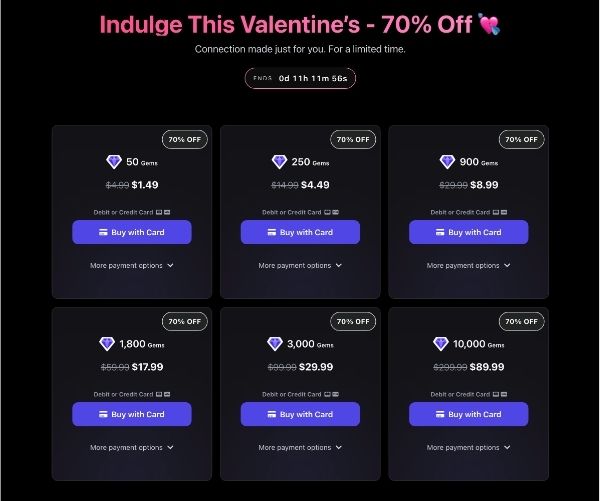 promptchan token pricing