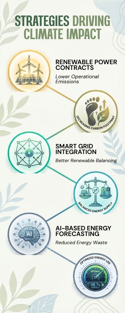 Strategies Driving Climate Impact Infographic