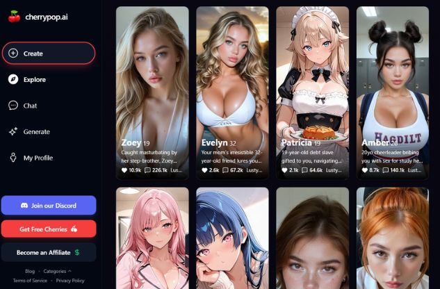 cherrypop ai character diversity